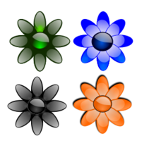 Flowers & Trees - Glossy flowers 2 