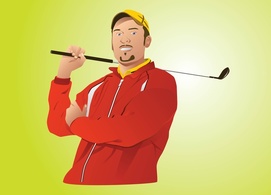 Golf Pro Vector Preview