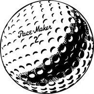 Sports - Golfball clip art 
