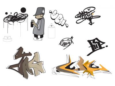 Miscellaneous - Graffiti Vectors #1 