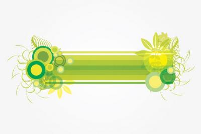 Green Abstract Vector Banner Preview