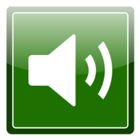 Green audio icon