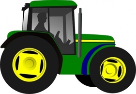 Technology - Green Cartoon Farm Little Free Vehicle Machine Motor Equipment Tractor Farming Agriculture Traktor Tractors Trator ... 