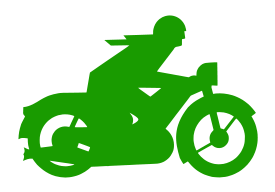 Green Motorbiker Preview