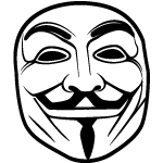 Guy Fawkes Anonymous Mask Vector Preview