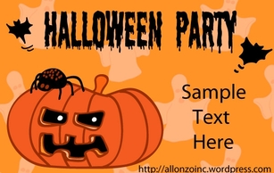 Halloween Party Invitation Card 1 Preview