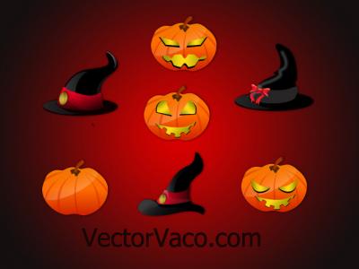 Halloween Vectors Preview