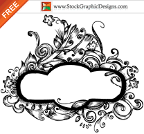 Hand Drawn Floral Frames Free Vector Designs Preview
