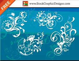 Hand Drawn Floral Free Vector Images Preview