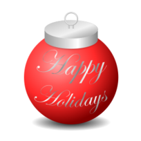 Holiday & Seasonal - Happy Holidays Ornament 