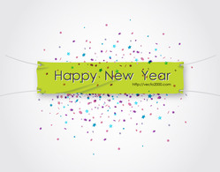 Backgrounds - Happy New Year Banner Vector 