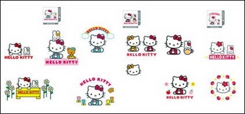 Hello kitty official vector Preview