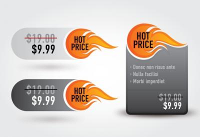 Hot Price Vector Preview