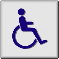 Icons - Hotel Icon Wheelchair Access clip art 