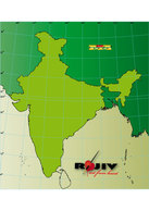 Maps - India map outline 