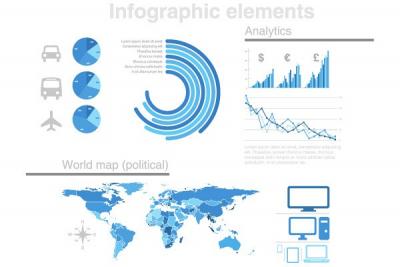Infographic Vector Elements Preview