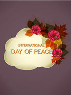 International Day of Peace vector