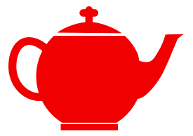 Jubilee tea pot red Preview