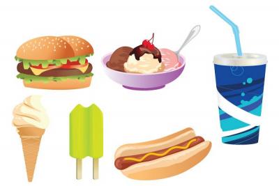 Junkfood Meal Vector Preview