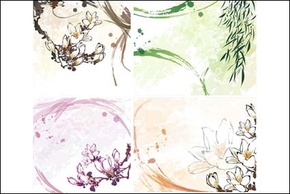 Kapok, willow, willow flower vector Preview
