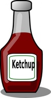 Ketchup Bottle clip art