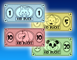 Animals - Kid Bucks - Animal themed printable play money 