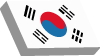 Korea 3d Vector Flag Preview
