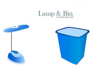 Lamp and Bin Preview