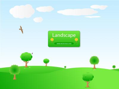 Landscape Background Illustration