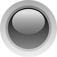 Shapes - Led Circle (black) clip art 