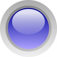 Led Circle (blue) clip art