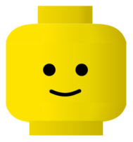 LEGO smiley -- happy