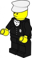 Lego Town Policeman clip art Preview