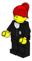 LEGO Town -- policewoman Preview