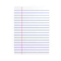 Lined paper icon Preview