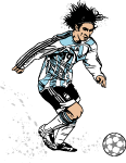 Lionel Messi Vector Image