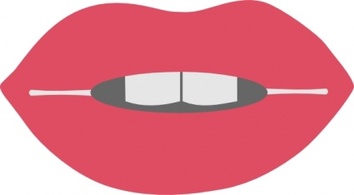 Human - Lips clip art 