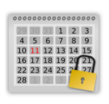 Locked Calendar Preview
