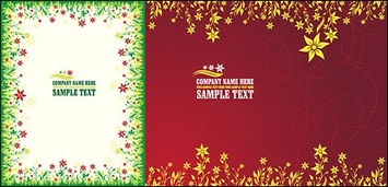 Lovely flower lace material vector Preview