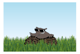 Lucky mole in the meadow Preview