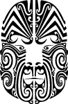 Maori Face Vector Image Preview