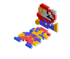 Mario Bros 3D blocks