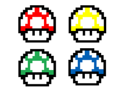 Mario Brothers Vector 1 up Preview