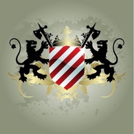 Military - Medieval heraldic shield 