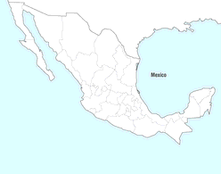 Mexico Map Vector Preview
