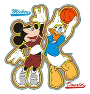 Sports - Mickey And Donald Basketball 