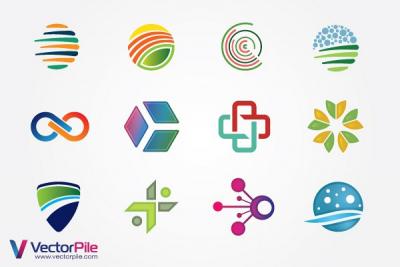 Elements - Mixed Logo Design Elements 