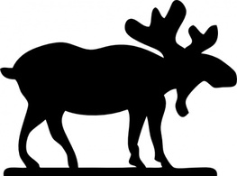 Moose Sihouette clip art Preview