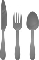 Objects - Moself Cutlery clip art 