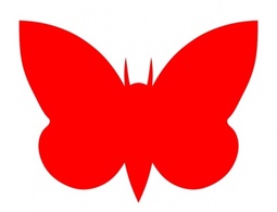 Moth Red clip art